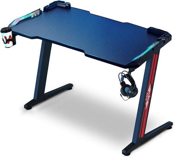 SKY-TOUCH Ergonomic Computer and Gaming Z Shaped Table