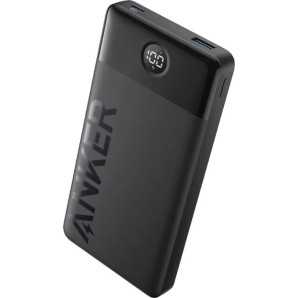 Anker 323 10000mAh Power Bank, Black, A1334H11, AYOUB COMPUTERS