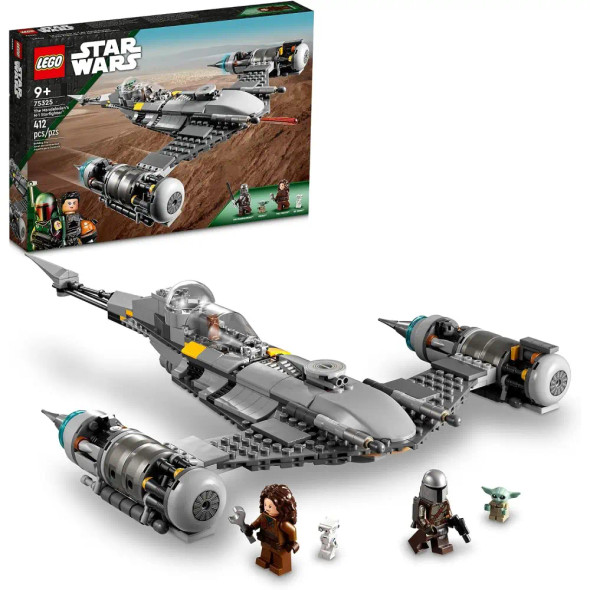 Lego Star Wars The Mandalorian's N-1 Starfighter 75325 Building Set - The Book of Boba Fett, Featuring Baby Yoda Grogu and Droid Toy Figures | 75325