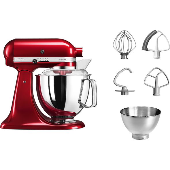 KitchenAid 4.8 L Artisan Stand Mixer - Candy Apple | 5KSM175PSECA