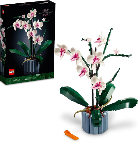 LEGO Icons Orchid Artificial Plant Building Set | 10311