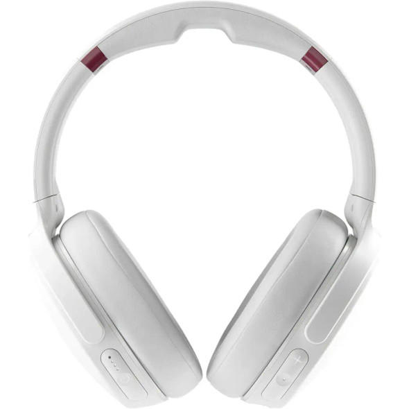 Skullcandy Venue Wireless ANC Over-Ear Headphone - White/Crimson | 414-059-8241