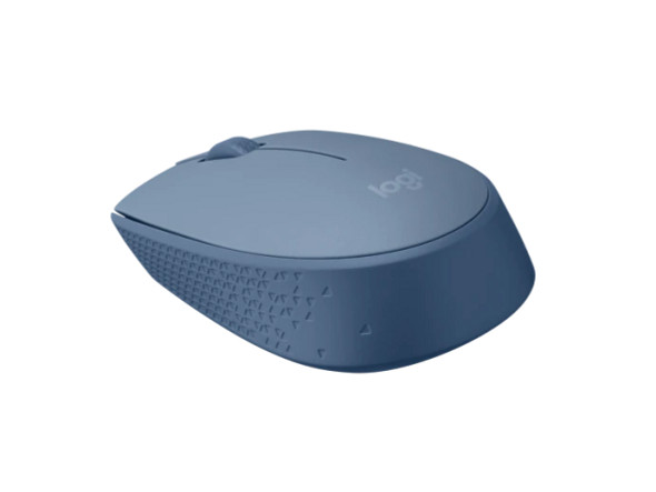 Logitech M170 Wireless Mouse for PC, Mac, Laptop, 2.4 GHz with USB Mini Receiver, Optical Tracking, 12-Months Battery Life, Ambidextrous - Blue Grey | ‎910-006863