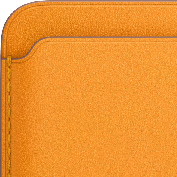 Apple iPhone Leather Wallet with MagSafe, California Poppy | MHLP3ZM/A