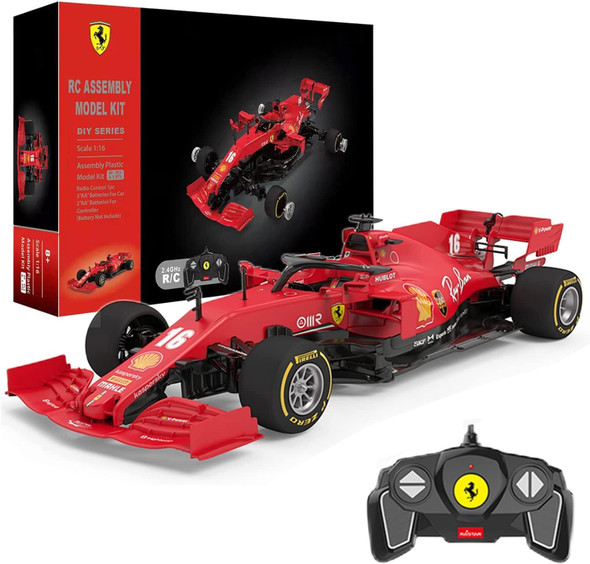 RASTAR RC Car Kits to Build for 1/16 Ferrari F1 Remote Control Car | 97000-RD