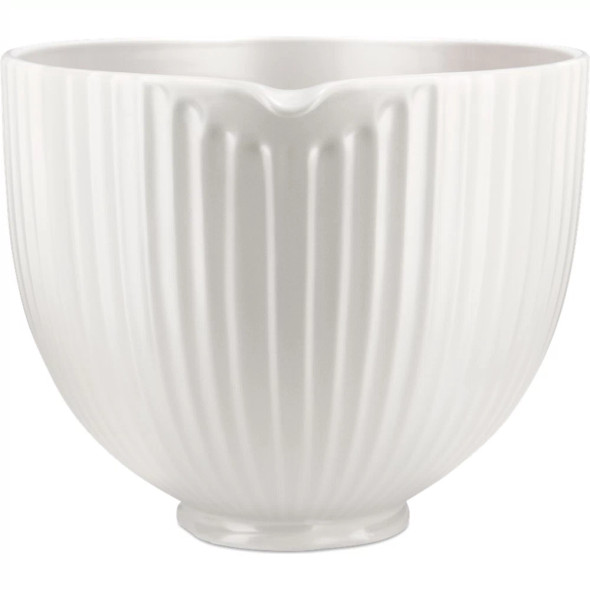 KitchenAid Ceramic Mixing Bowl 4.7L - Classic Column | 5KSM2CB5PCC