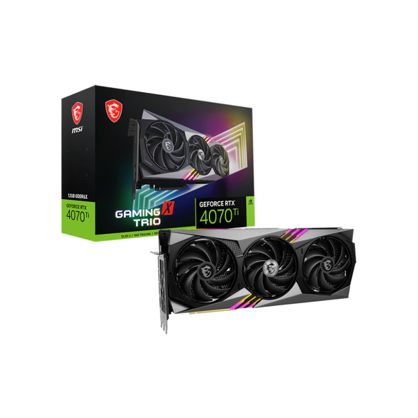 MSI GeForce RTX 4070 Ti Gaming X Trio Card 12GB GDDR6X | 912-V513-225