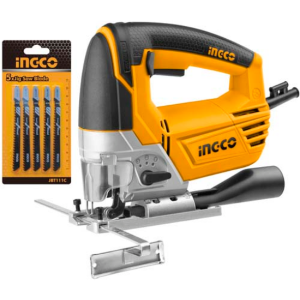INGCO 800W Jig Saw With 5pcs Saw Blades | JS80028