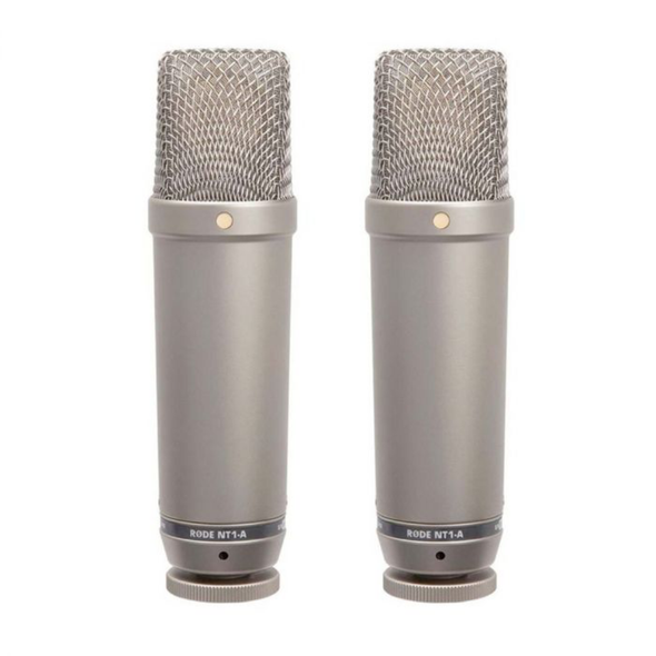 Rode NT1A-MP Matched Pair of NT1A Cardioid Studio Condenser Microphones | NT1A-MP