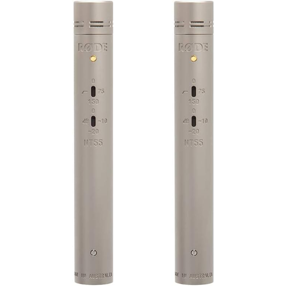 Rode NT55MP Pair of Acoustically Matched NT55 1/2" Cardioid Condenser Microphones | NT55MP