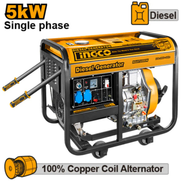 INGCO Diesel Generator with Rope 3 kva | GDE30001