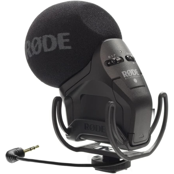 Rode Stereo VideoMic Pro with Rycote Lyre Suspension Mount | SVMPR