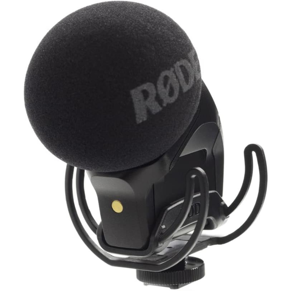 Rode Stereo VideoMic Pro with Rycote Lyre Suspension Mount | SVMPR