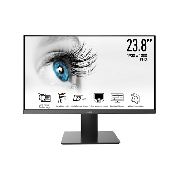 MSI PRO MP241X 23.8” 75 Hz Full HD (1920x1080) Business and Productivity Monitor | MP241X