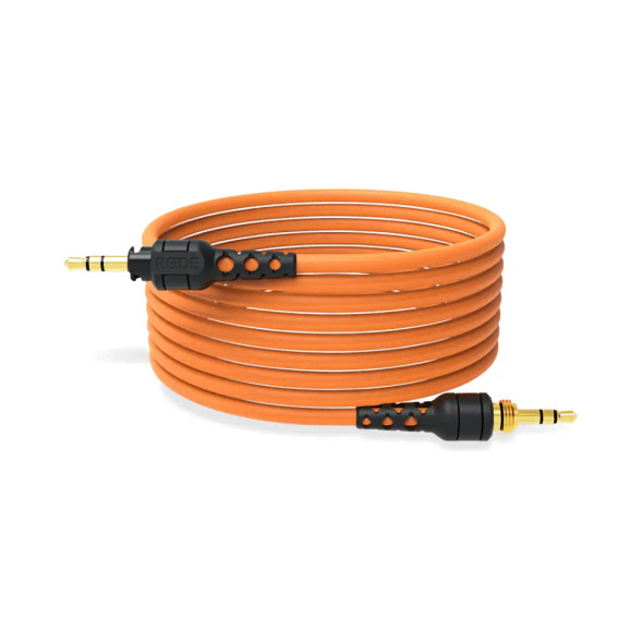 RODE 2.4m Headphone Cable For Use with the RØDE NTH-100 Headphones,Orange | NTH-CABLE24O