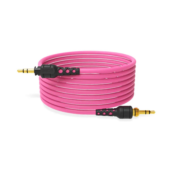 RODE 2.4m Headphone Cable For Use with the RØDE NTH-100 Headphones, Pink |NTH-CABLE24P