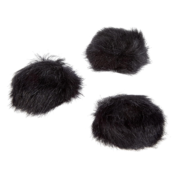 RODE Synthetic Mini Fur Windshield for Lavalier Microphones - 3-Pack | MINIFUR-LAV