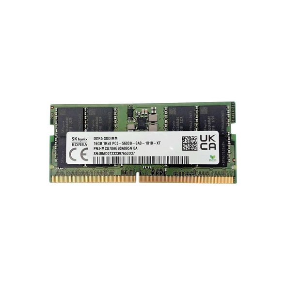 SKhynix 16GB DDR5 5600MT/s Laptop Memory SODIMM | HMCG78AGBSA095N