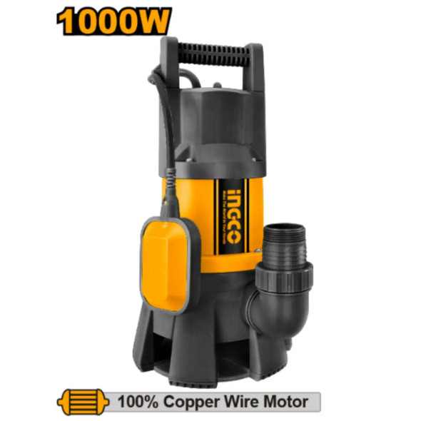 INGCO Submersible Sewage Water Pump For Dirty Water,1000w | SPD10001
