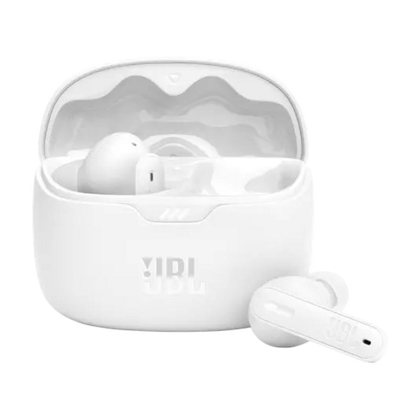 JBL TUNE BEAM True Wireless Noise Cancelling Earbuds White | JBLTBEAMWHT