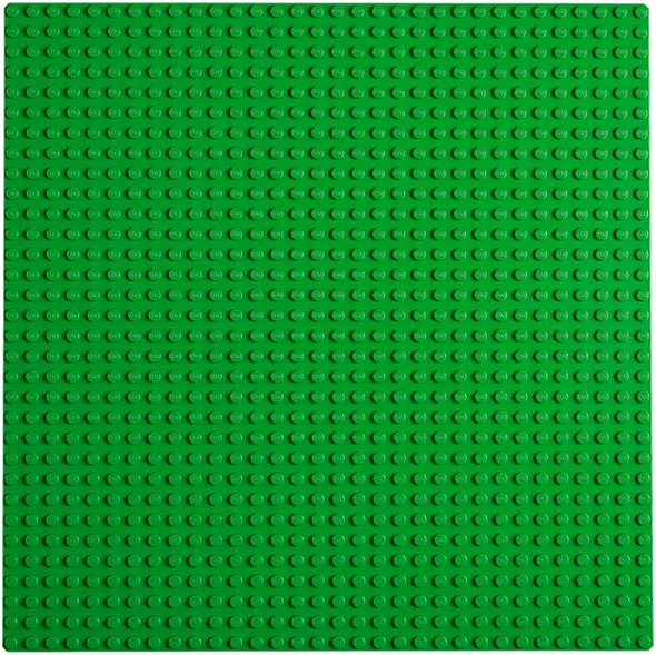 LEGO Classic Green Baseplate Building Blocks Toy Set; Toys for Boys, Girls, and Kids (1 Piece) | 11023