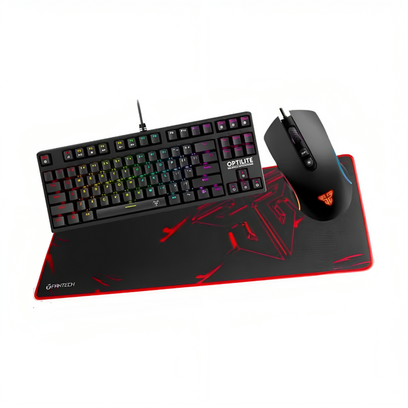 Fantech Gaming Bundle: MK872 Keyboard + X16 Mouse + MP80 Mouse Pad