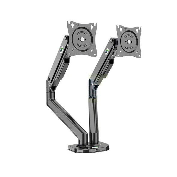 Kaloc 15-30" Dual Monitor Desk Mount Stand | DS200-2/B