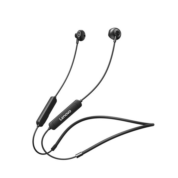 Lenovo Wireless Sports Neckband Earphone - Black | SH1