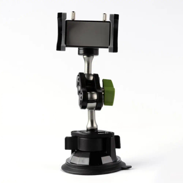 Green Lion Ultimate Phone Holder with Suction Cup Mount 4.5 - 7.2" , Black | GNULSCUPHDBK