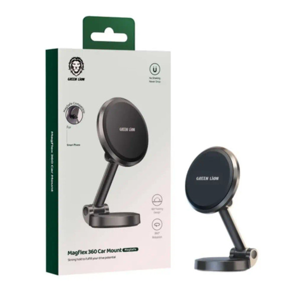 Green Lion Magflex 360 Car Mount |GNMAGF360CMBK