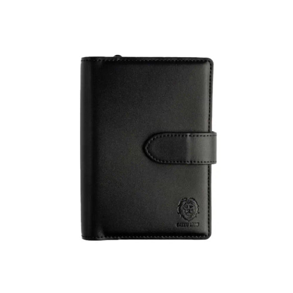 Green Lion Passport Pouch , Black | GNPASPOTPCHBK