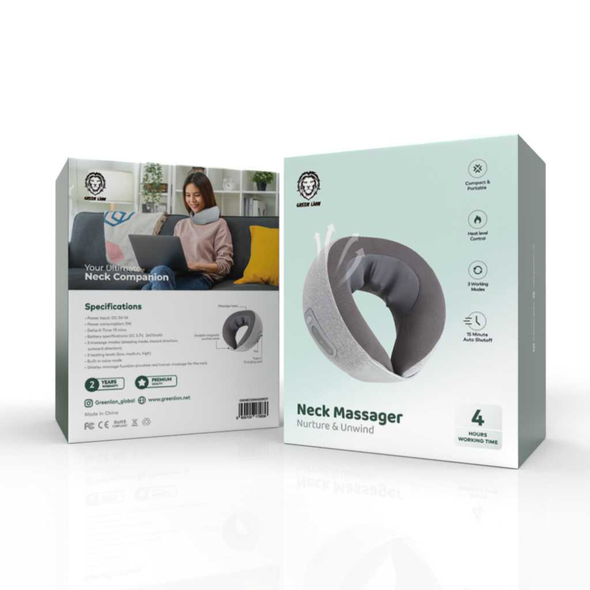 Green Lion Neck Massager 5W - Grey | GNNECKMASSRGY