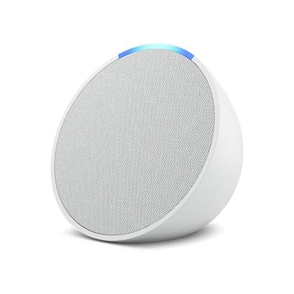 Amazon Echo Pop Smart Speaker with Alexa - Glacier White | C2H4R9-WH