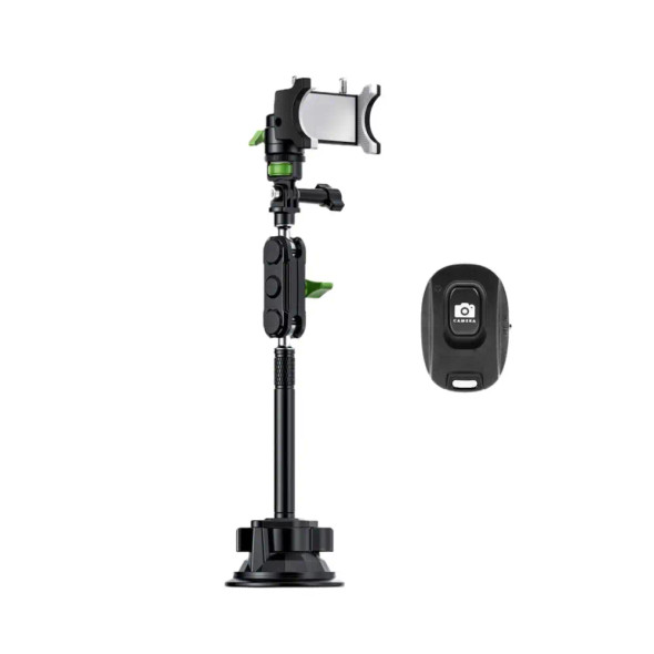 Green Lion Ultimate Holder Pro with Suction Cup Mount 4.5" - 7.2" - Green/Black | GNULSCUPROHDBK