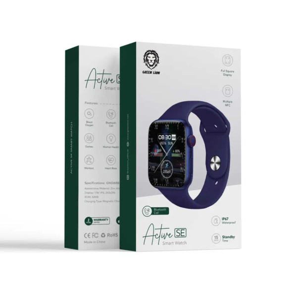 Green Lion Active SE Smart Watch - Blue | GNACTSESWBL