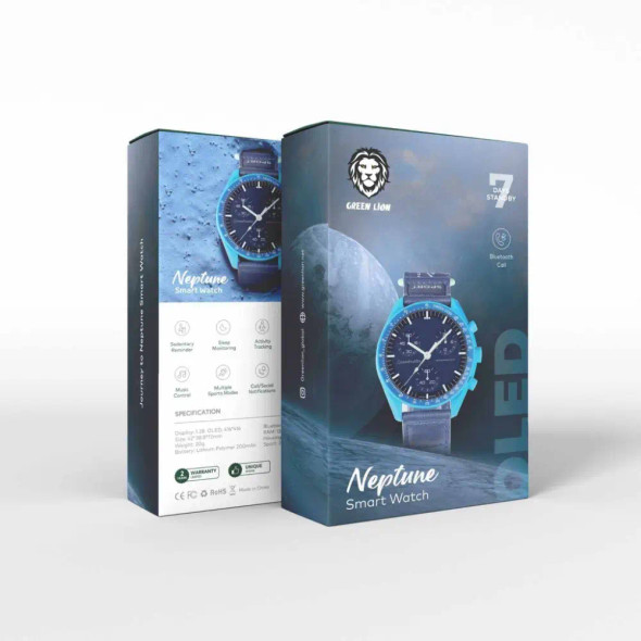Green Lion Journey to Neptune Smart Watch - Blue | GNNEPTUNESWBL
