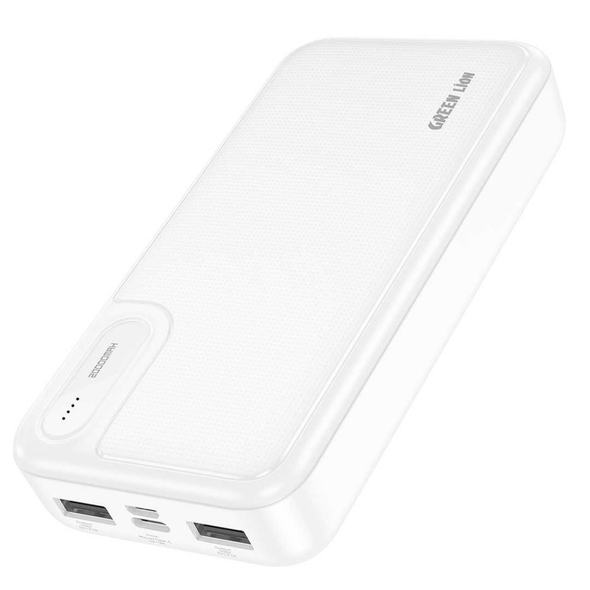 Green Lion Power Mate 20 Power Bank 20000mAh - White | GNPWMTEPB20WH