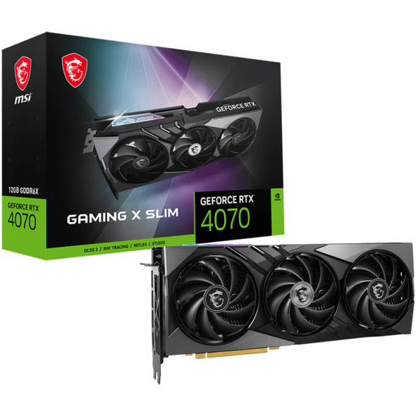 MSI GeForce RTX 4070 Gaming X Slim 12G Graphics Card | 912-V513-426