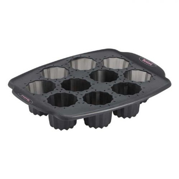 Tefal Crispybake Silicone Black Cannele Tray 29×21 cm | J4172014