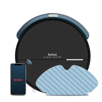 Tefal X-Plorer Serie 60 RG7445HO ultra slim robot vacuum and mop with smart navigation and app control