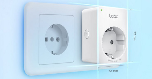 TP-Link Tapo P100 Smart Mini Wifi Socket 2 Pack , Nano Electrical Socket