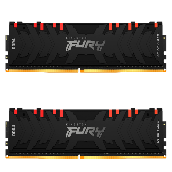 RAM Kingston FURY Renegade RGB 64GB (2x32GB) 3200MHz DDR4 CL16 Desktop Memory ( Kit of 2)