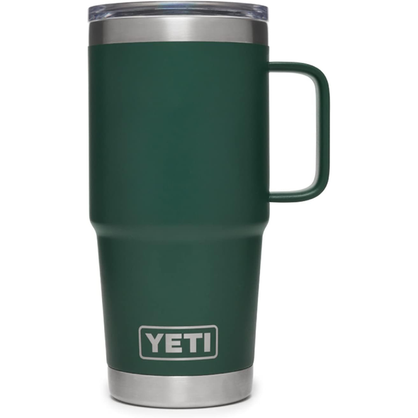YETI Rambler 20 oz Travel Mug, Stainless Steel, Vacuum Insulated with Stronghold Lid | 21071502394