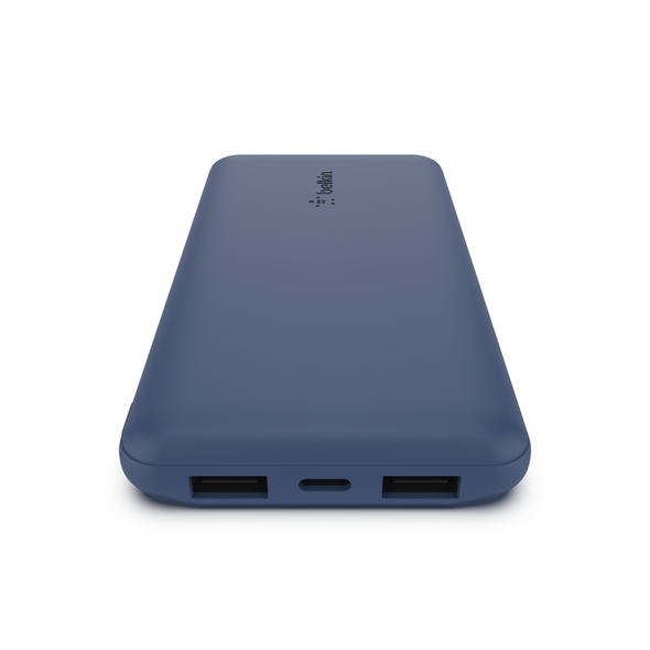 Belkin 20K Power Bank, USB-A & C 15W , Blue | BPB012BTBL