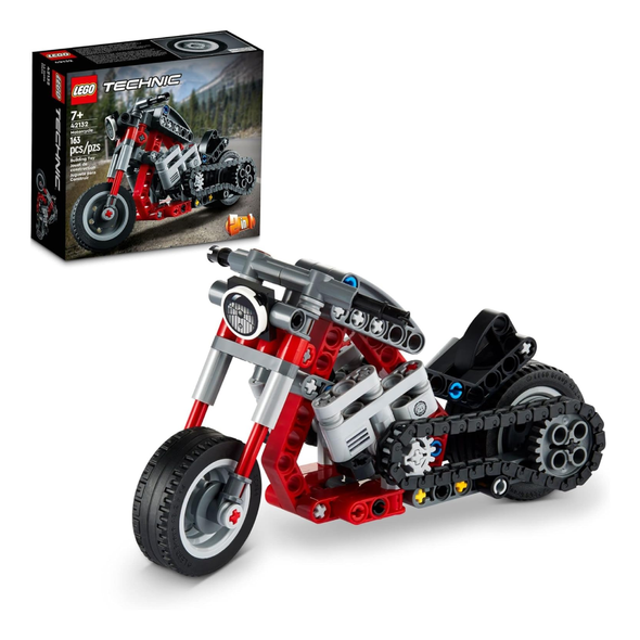 LEGO Technic Motorcycle to Adventure Bike 2 in 1 Model Motorcycle Building Kit | 42132