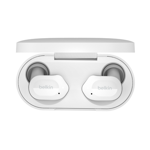Belkin SoundForm Play True Wireless Earbuds, White| AUC005BTWH