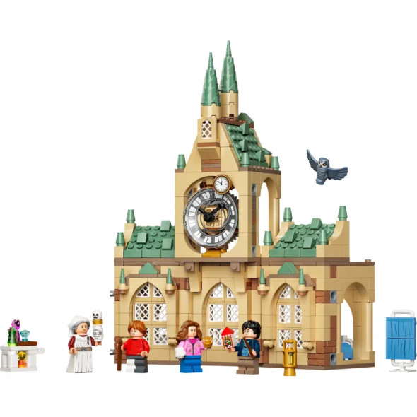 LEGO Harry Potter Hogwarts Hospital Wing 76398 Buildable Castle Toy with Clock Tower| 76398