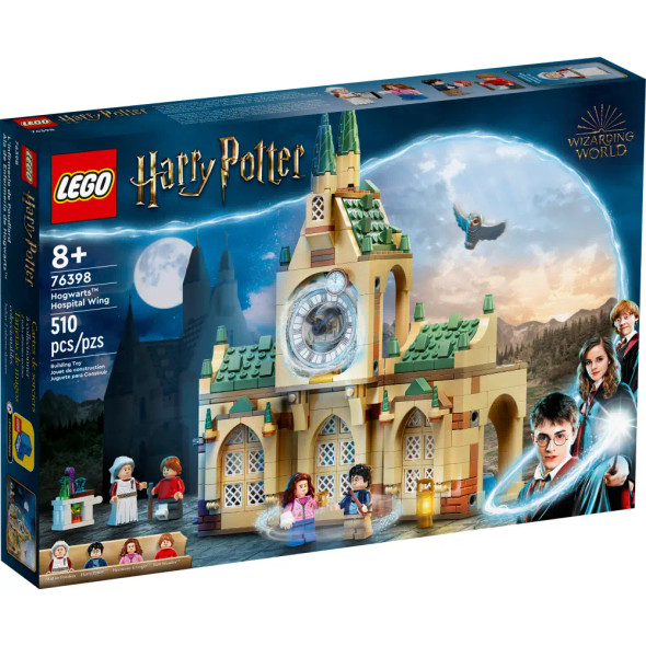 LEGO Harry Potter Hogwarts Hospital Wing 76398 Buildable Castle Toy with Clock Tower| 76398