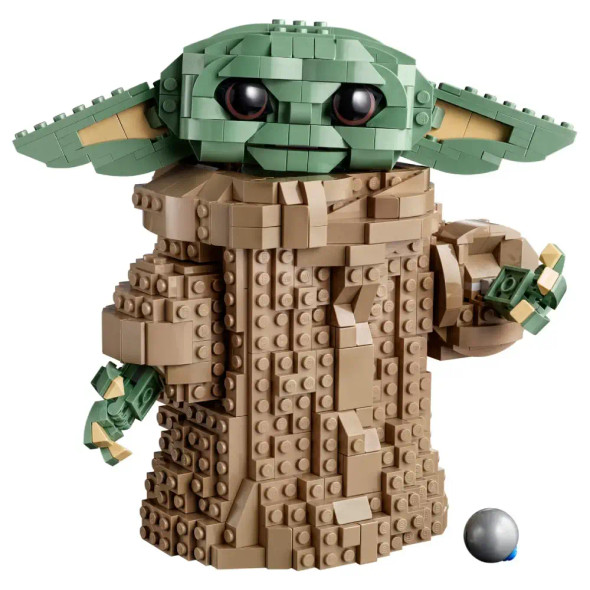 LEGO Star Wars: The Mandalorian Series The Child 75318 - Baby Yoda Grogu Figure, Building Toy | 75318