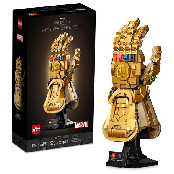LEGO Marvel Infinity Gauntlet: Thanos Glove with Infinity Stones Building Set | 76191